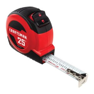 CRAFTSMAN 25-Ft Tape Measure with Fraction Markings