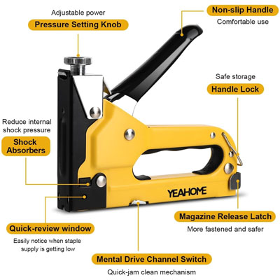 You are currently viewing YEAHOME Upholstery Staple Gun Review